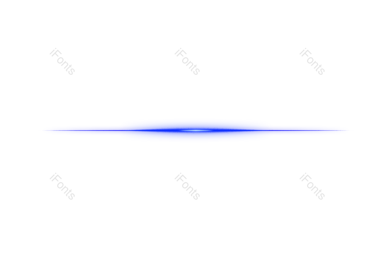 光效图片,蓝色元素,分隔线PNG,光晕免抠素材